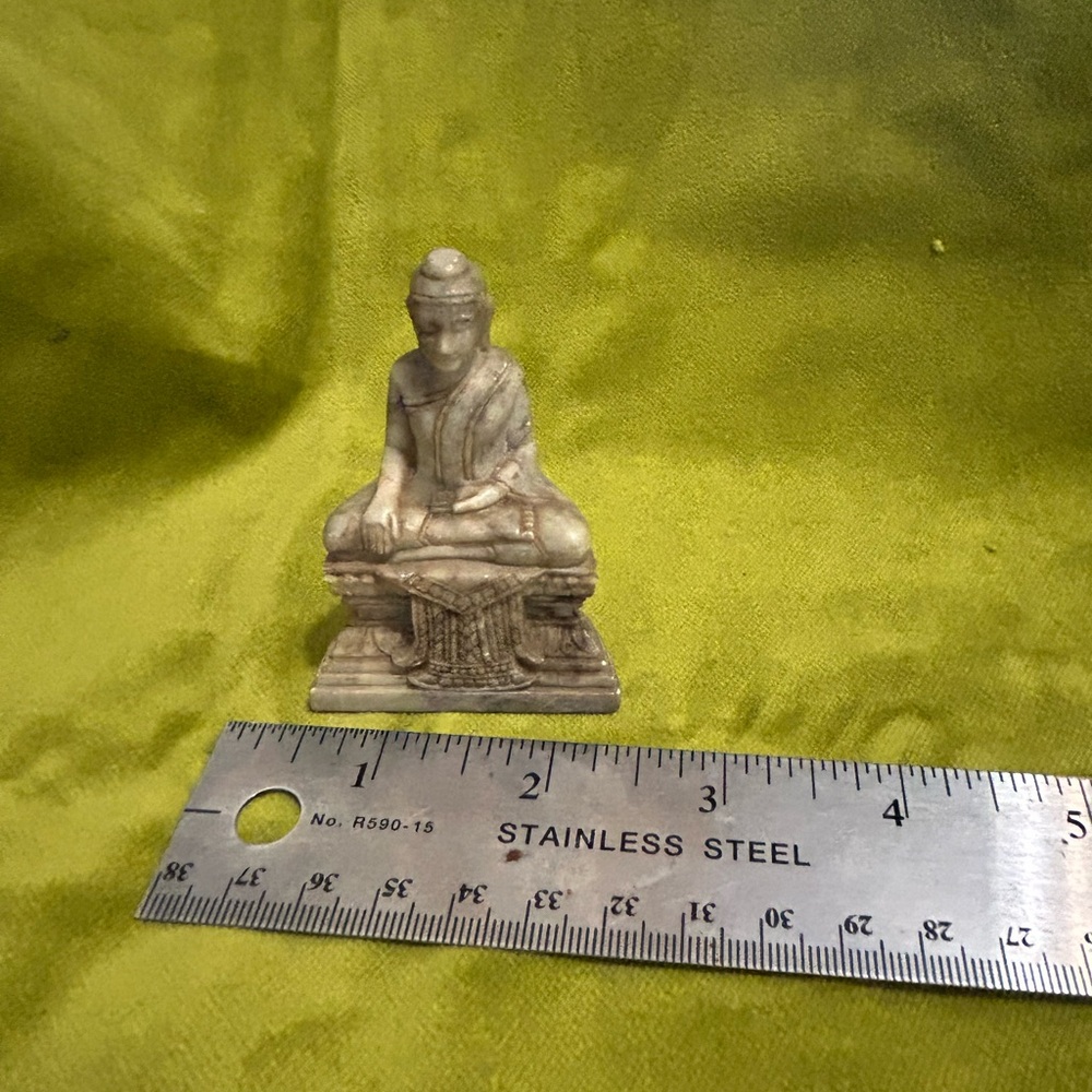 Small Stone Buddha Figurine